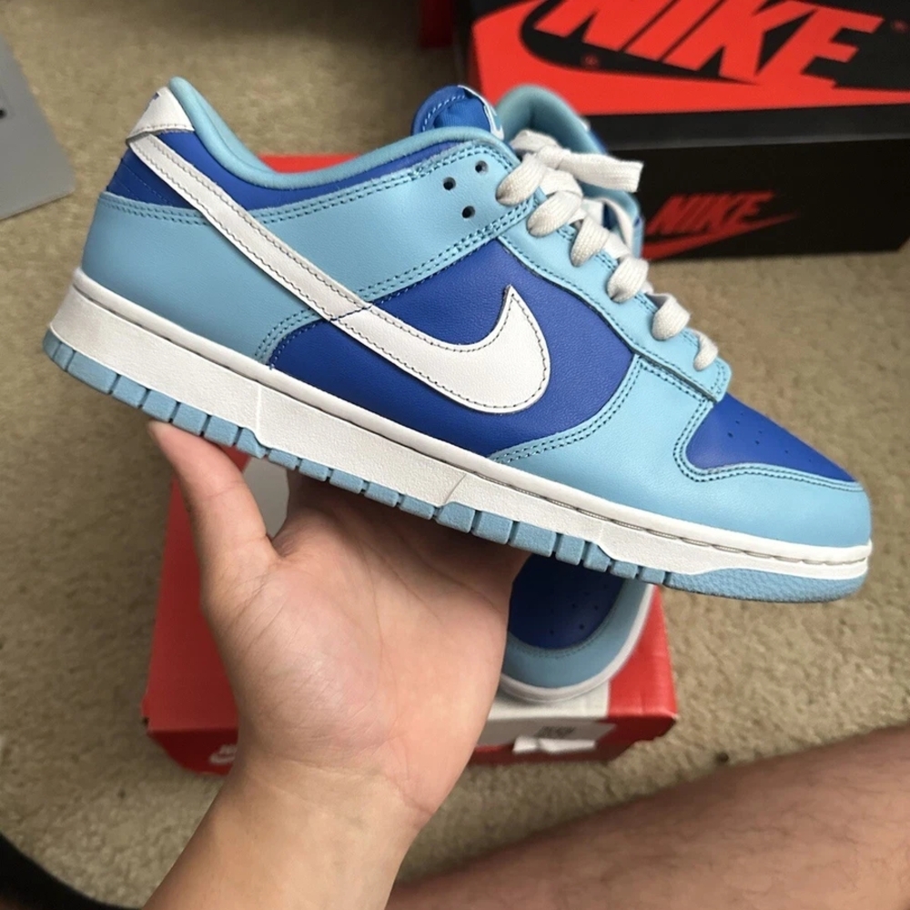 Nike Blue and White Athletic Sneakers - Picture 3 of 3
